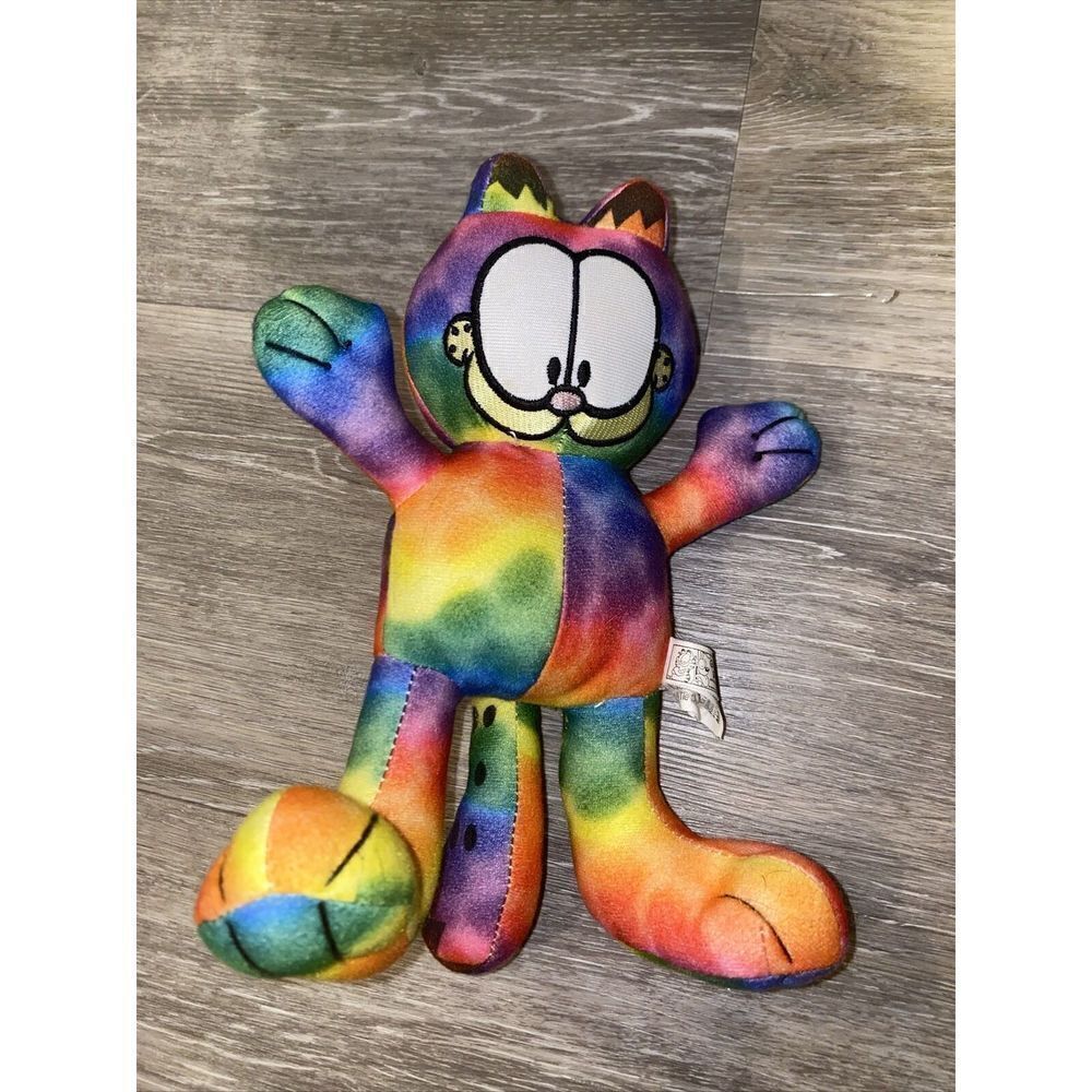 Paws Garfield Odie Garfield Rainbow Plush Stuffed Toy